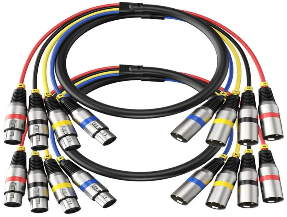 4-channel XLR snake cable